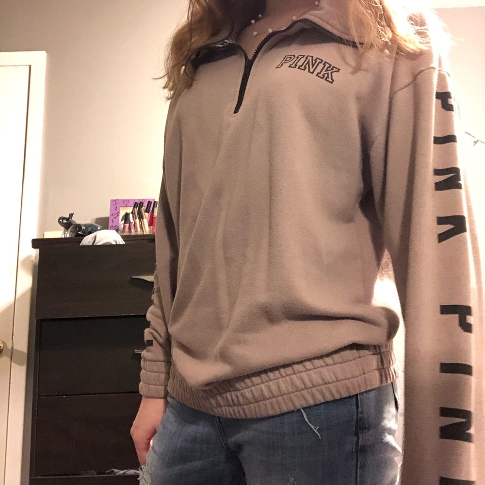 PINK sweatshirt/pullover light pink/beige color